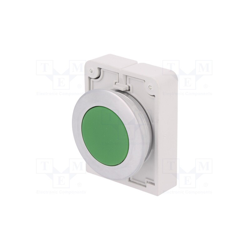 1 pcs x EATON ELECTRIC - M30C-FD-G - Switch: push-button, 30mm, Stabl.pos: 1, green, none, IP67, -25÷70°C