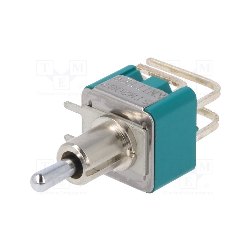 1 pcs x KNITTER-SWITCH - STM 206 P-VM - Switch: toggle, Pos: 3, DPDT, ON-OFF-ON, 6A/125VAC, 6A/6VDC, 20mΩ