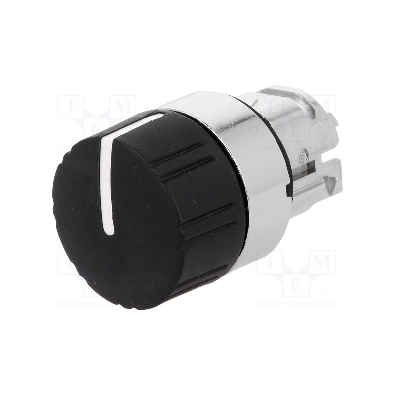 1 pcs x SCHNEIDER ELECTRIC - ZB4BD59 - Switch: rotary, 22mm, Stabl.pos: 1, black, none, IP66, prominent