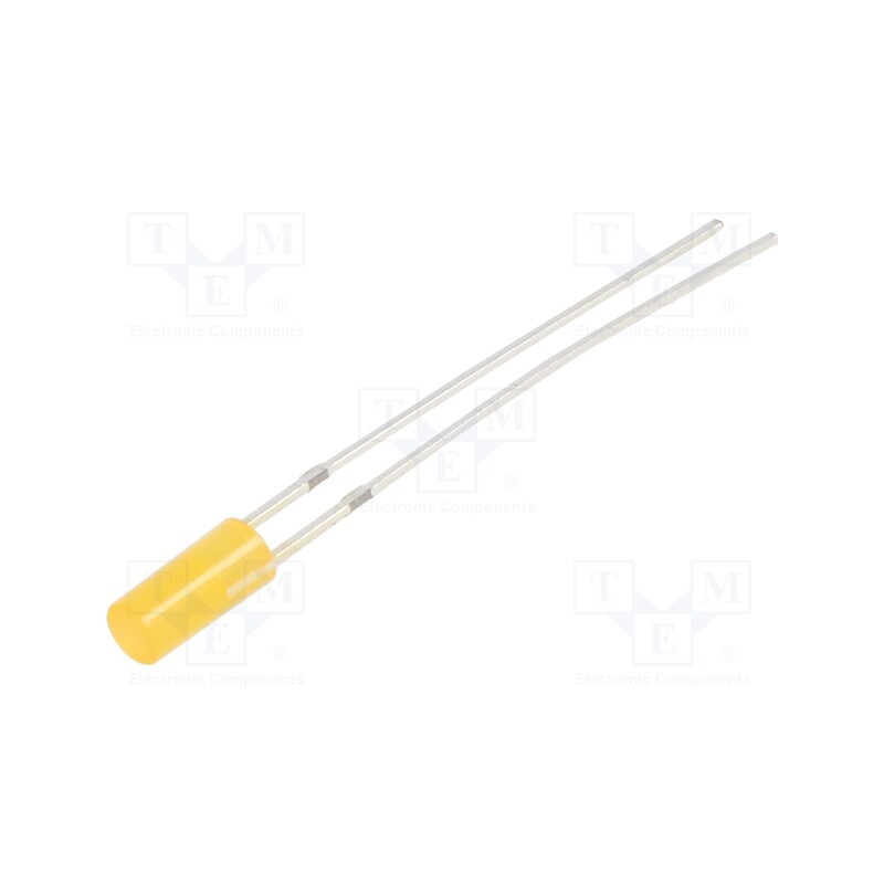 1 pcs x OPTOSUPPLY - OSO5JA39B4B - LED, 3mm, orange, 150÷220mcd, 110°, Front: flat, 2.1÷2.6V, -30÷85°C