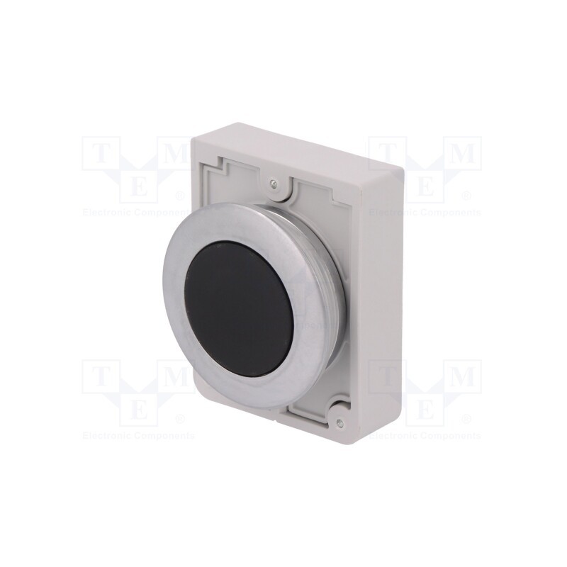 1 pcs x EATON ELECTRIC - M30C-FD-S - Switch: push-button, 30mm, Stabl.pos: 1, black, none, IP67, -25÷70°C