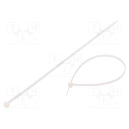 100 pcs x KSS WIRING - CV-300S - Cable tie, L: 300mm, W: 4.8mm, polyamide, 215.5N, natural, Ømax: 85mm