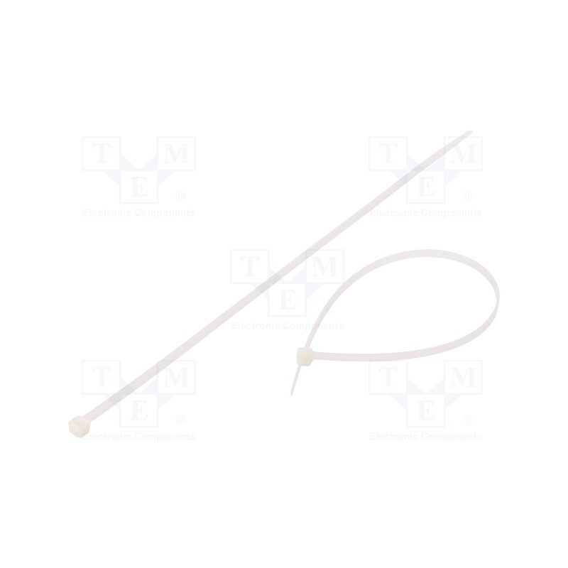 100 pcs x KSS WIRING - CV-300S - Cable tie, L: 300mm, W: 4.8mm, polyamide, 215.5N, natural, Ømax: 85mm