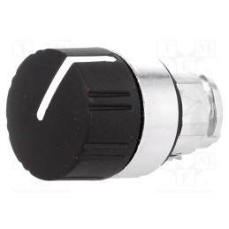 1 pcs x SCHNEIDER ELECTRIC - ZB4BD29 - Switch: rotary, 22mm, Stabl.pos: 2, black, none, IP66, prominent