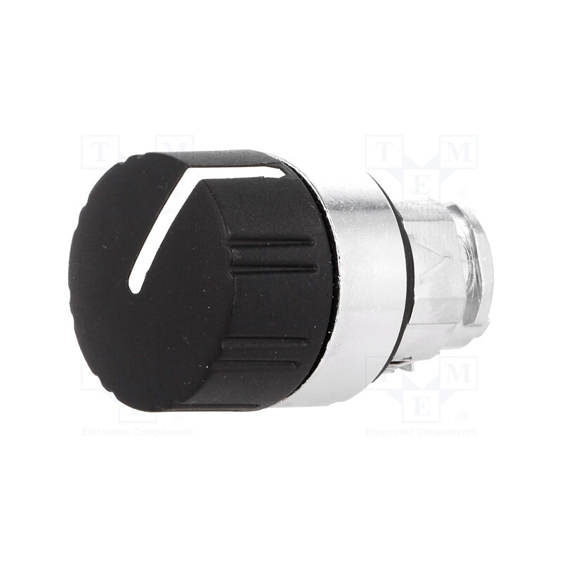 1 pcs x SCHNEIDER ELECTRIC - ZB4BD29 - Switch: rotary, 22mm, Stabl.pos: 2, black, none, IP66, prominent