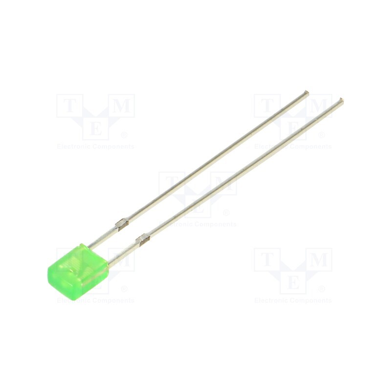 1 pcs x OPTOSUPPLY - OSG8HA7BA4B - LED, rectangular, 3.2x3.2x4.15mm, yellow green, 68÷100mcd, 100°