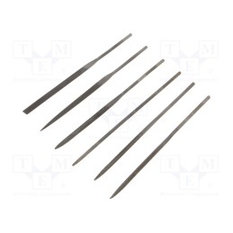 1 set x BERNSTEIN - 5-210 - Kit: files, needle, Number of files: 6, case