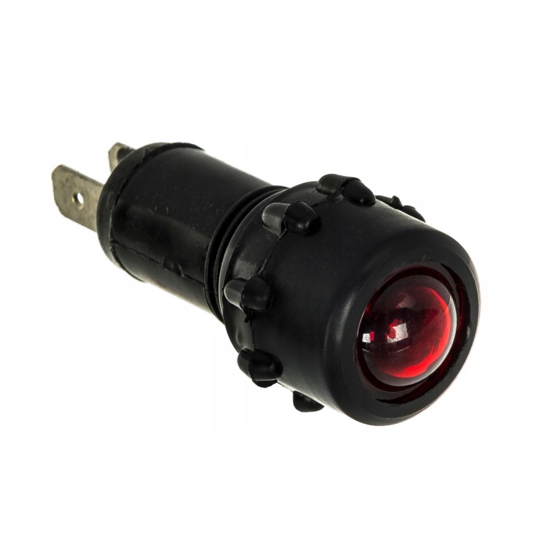 Round red LED 12v control lamp