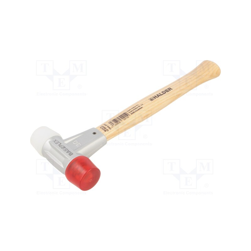 1 pcs x HALDER - 3968.03 - Hammer, 280mm, W: 95mm, 360g, 30mm, BASEPLEX