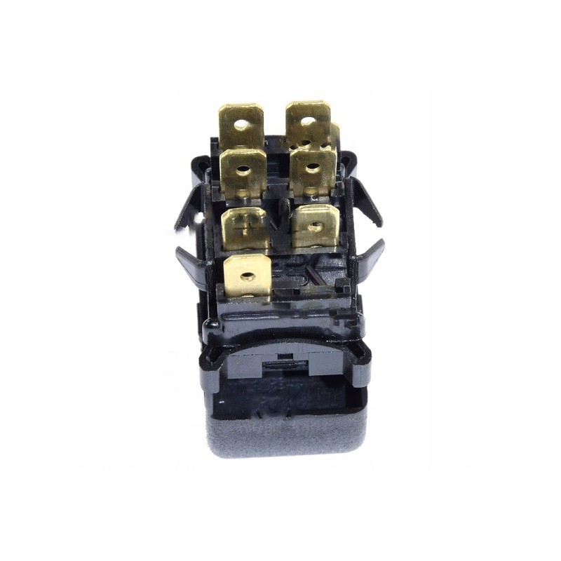 Rear window wiper switch and washer