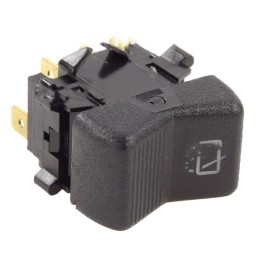 Rear window wiper switch and washer