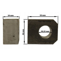 Actuator eyelet for welding, 20mm