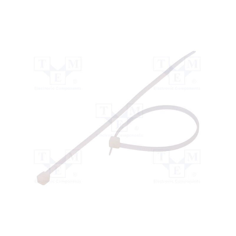 100 pcs x KSS WIRING - CV-120S - Cable tie, L: 120mm, W: 2.5mm, polyamide, 78.5N, natural, Ømax: 30mm