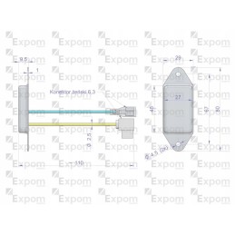 Alternator regulator ex230000 ex260000 c 330 c 3