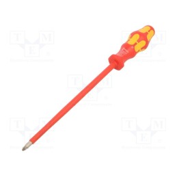 1 pcs x WERA - 5006165001 - Screwdriver, insulated, Pozidriv®, PZ2, Blade length: 200mm