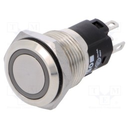 1 pcs x EAO - 82-4151.1124 - Switch: vandal resistant, Pos: 2, SPDT, 3A/240VAC, 3A/240VDC, blue