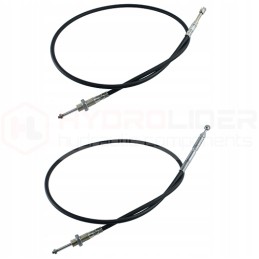 End forks attaching the cable to the splitter