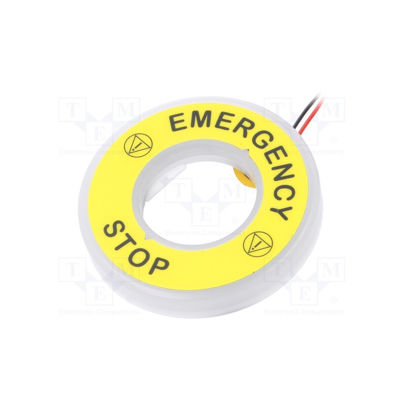 1 pcs x SCHNEIDER ELECTRIC - ZBY9W2B330 - LED luminous ring, 22mm, Harmony XB4, Illumin: LED, 24V, Ø22mm