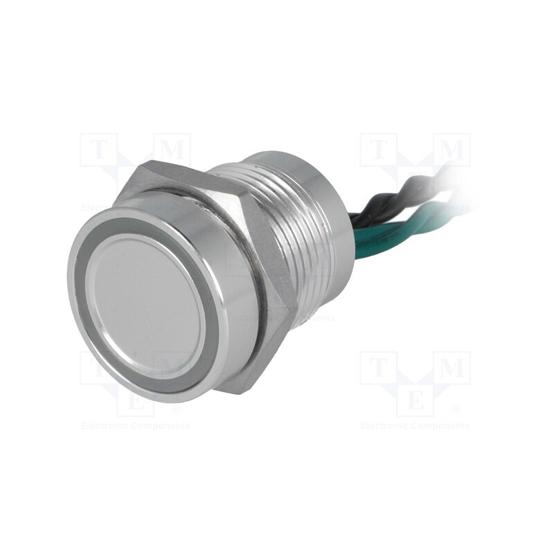 1 pcs x ONPOW - PS165P10YNT1G12V - Switch: piezoelectric, Pos: 2, SPST-NO, 0.2A/24VAC, 0.2A/24VDC
