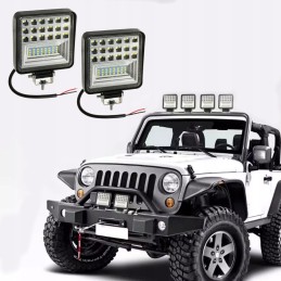 Halogen LED work lamp 12v 24v 126w 2 pcs