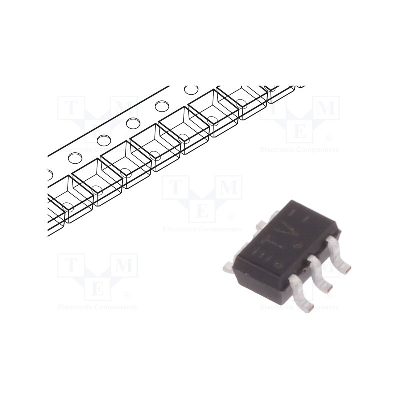 1 pcs x NEXPERIA - 74HCT2G17GW,125 - IC: digital, buffer,non-inverting, Ch: 2, CMOS,TTL, SMD, SC88, HCT