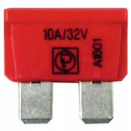 Blade fuse 10a 19 1x5 1x18 5mm red