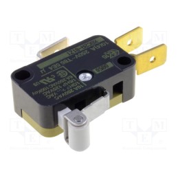 1 pcs x SAIA-BURGESS - XGC2-88-S20Z1 - Microswitch SNAP ACTION, 10A/250VAC, with lever (with roller)