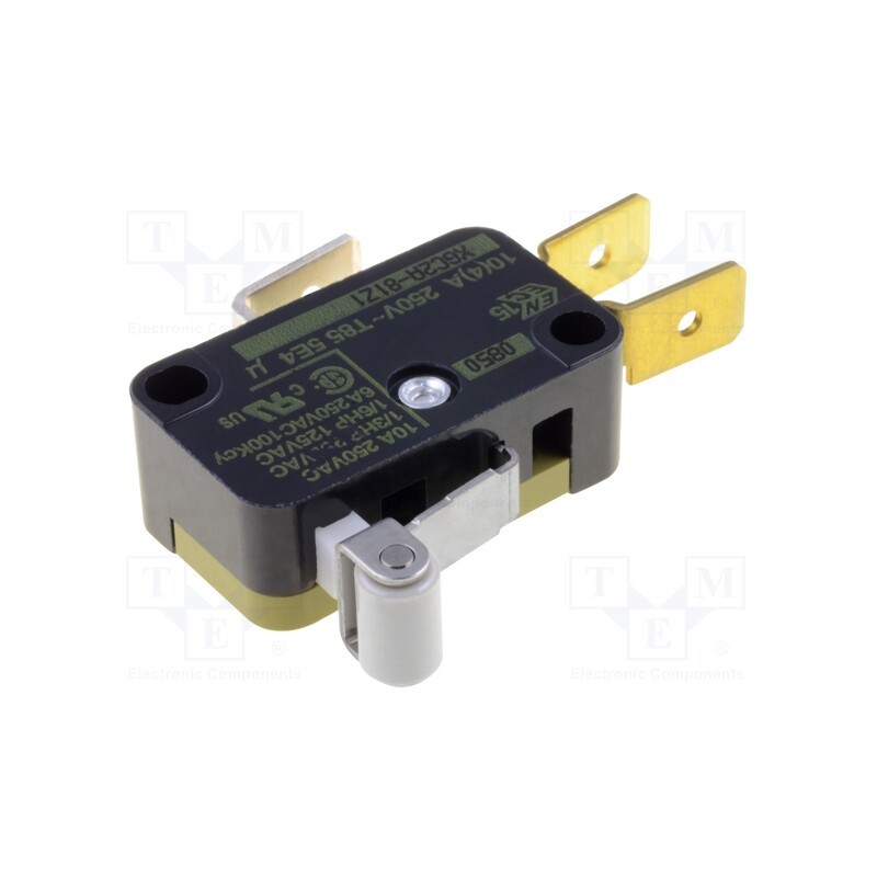 1 pcs x SAIA-BURGESS - XGC2-88-S20Z1 - Microswitch SNAP ACTION, 10A/250VAC, with lever (with roller)