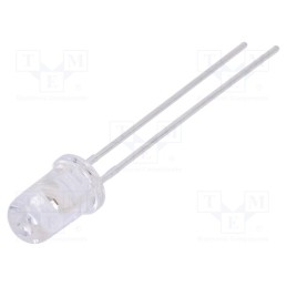 1 pcs x LUCKYLIGHT - LL-503YC2V-4CD - LED, 5mm, yellow, 2900÷5000mcd, 30°, Front: convex, 1.6÷2.4V