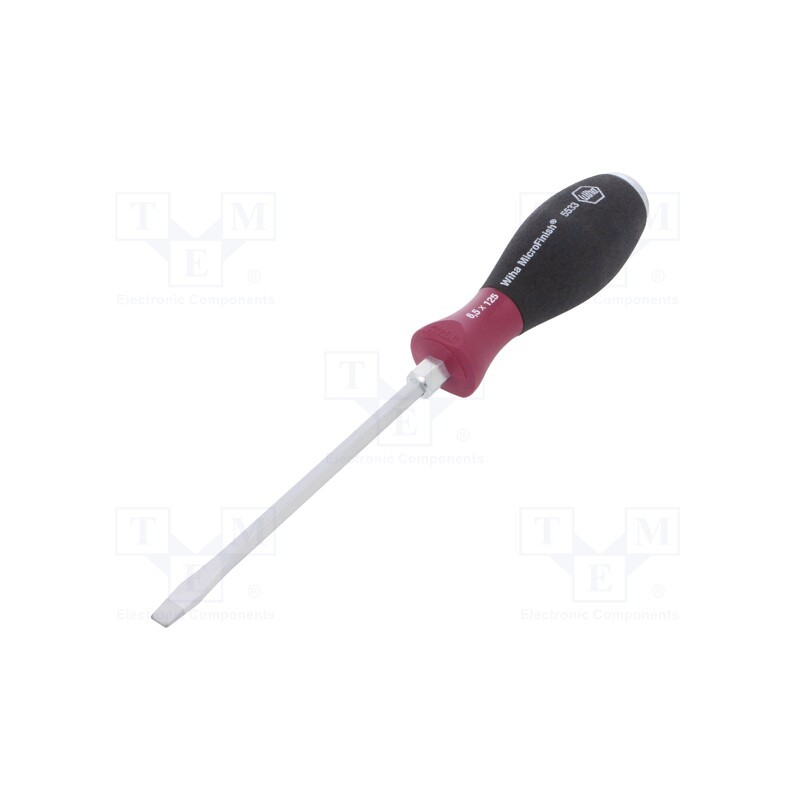 1 pcs x WIHA - 29135 - Screwdriver, slot, for impact,assisted with a key, 6,5x1,2mm