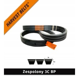 Belt for combine harvester 3c bp h 3630 ca 194528c1 case