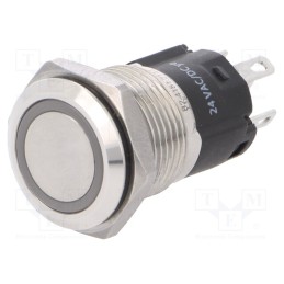 1 pcs x EAO - 82-4151.2144 - Switch: vandal resistant, Pos: 2, SPDT, 3A/240VAC, 3A/240VDC, ON-ON