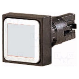 1 pcs x EATON ELECTRIC - Q25DR-WS - Switch: push-button, 16mm, Stabl.pos: 2, white, Pos: 2, -25÷70°C