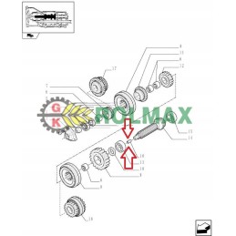 New Holland Case 5145131 bushing