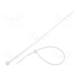 100 pcs x HELLERMANNTYTON - 111-02319 - Cable tie, L: 140mm, W: 2.5mm, polyamide, 80N, natural, Ømax: 35mm