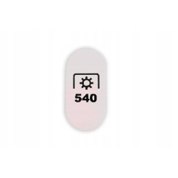 P5s51401008 PTO speed sticker 540