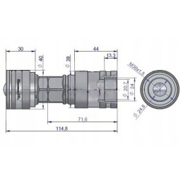 Warynski screwed Euro socket plug reduction