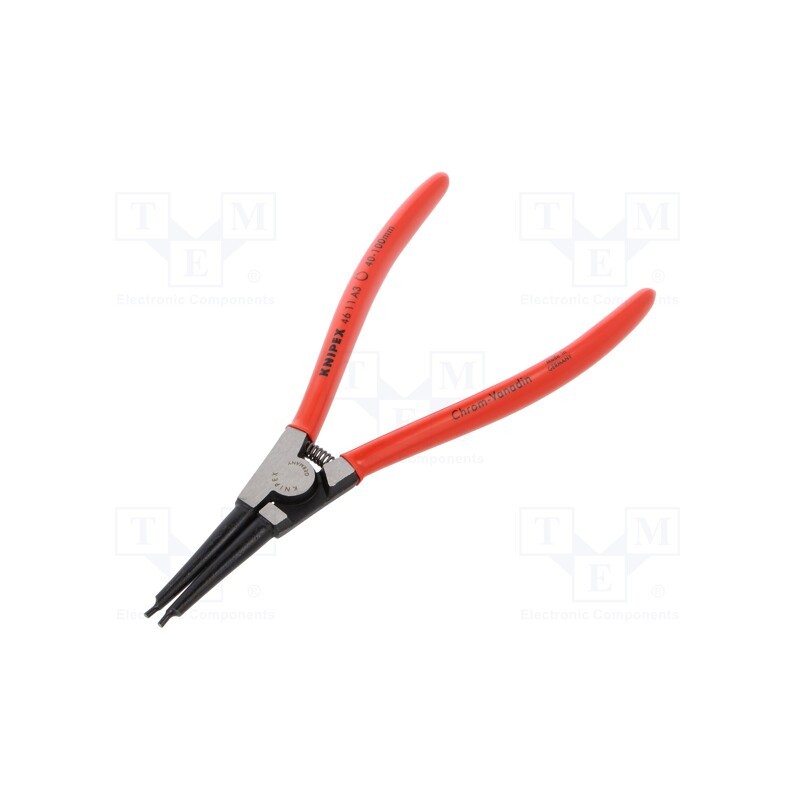 1 pcs x KNIPEX - 46 11 A3 - Pliers, for circlip, external, 40÷100mm, Pliers len: 210mm