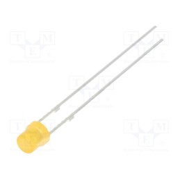 1 pcs x OPTOSUPPLY - OSO5JA3PC4A - LED, 3mm, orange, 100÷150mcd, 120°, Front: recessed, 1.8÷2.6V