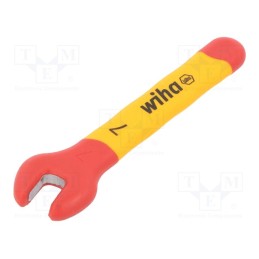 1 pcs x WIHA - 43027 - Wrench, insulated,spanner, 7mm, Overall len: 90mm