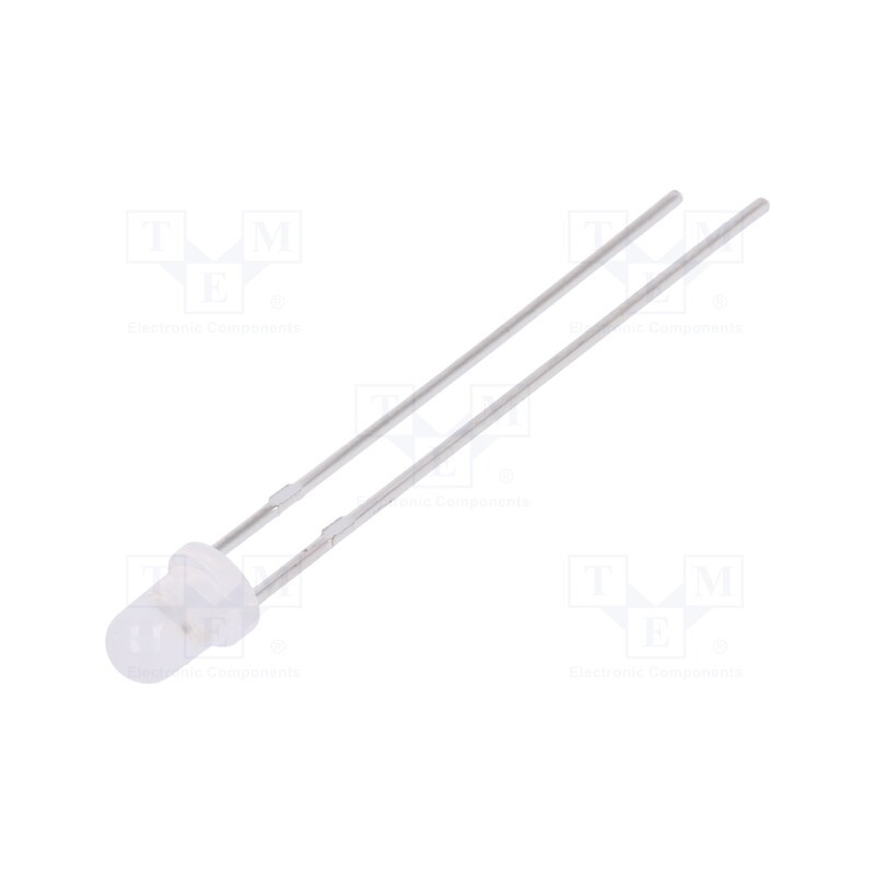 1 pcs x LUCKYLIGHT - LL-504PGD2Q-G5-2B - LED, 5mm, green, 1000÷1700mcd, 110°, Front: flat, 2.6÷3.6V