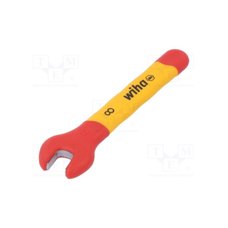 1 pcs x WIHA - 43028 - Wrench, insulated,spanner, 8mm, Overall len: 100mm