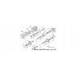 Kubota tc220 15160 needle roller bearing