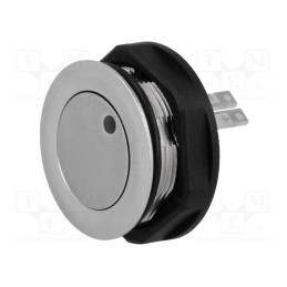 1 pcs x SCHURTER - 1241.2858 - Switch: vandal resistant, Pos: 2, SPST-NO, 0.125A/48VDC, IP65