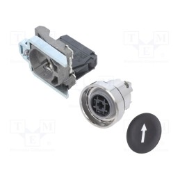 1 pcs x SCHNEIDER ELECTRIC - XB4BA3351 - Switch: push-button, 22mm, NO, flat, black, Ø22mm, Harmony XB4