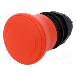 1 pcs x LOVATO ELECTRIC - LPCB6344 - Switch: emergency stop, 22mm, Stabl.pos: 2, red, none, IP66, Pos: 2