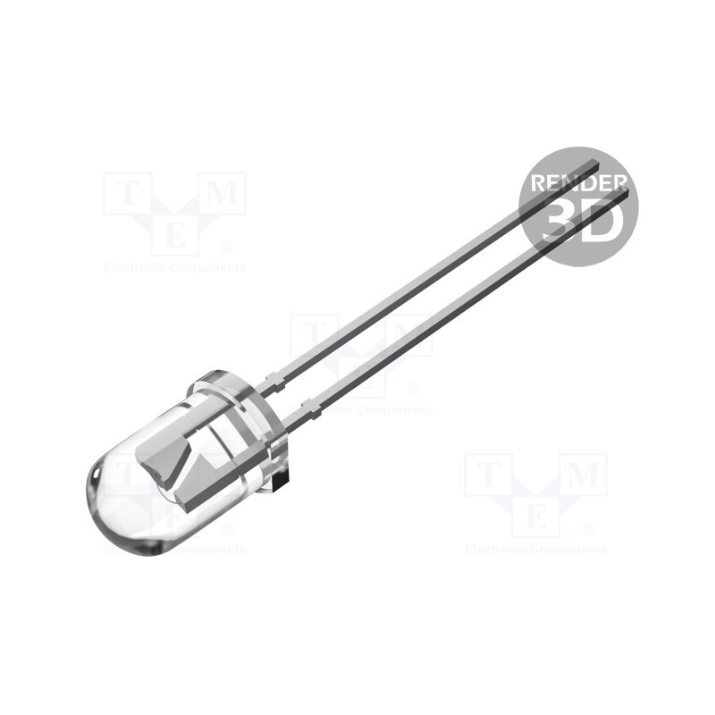 1 pcs x LUCKYLIGHT - LL-504PGC2E-G4-2CC - LED, 5mm, green, 23000÷39000mcd, 15°, Front: convex, 2.6÷3.4V