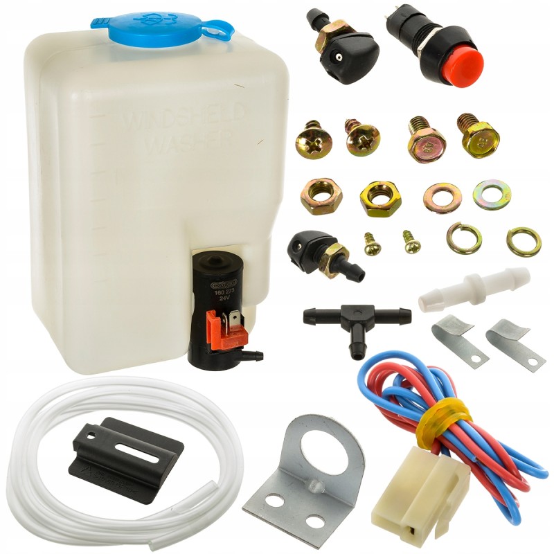 Window washer set 24v, universal set