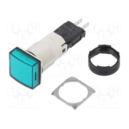 1 pcs x SCHNEIDER ELECTRIC - XB6CV3BB - Control lamp, 16mm, Harmony XB6, -25÷70°C, Illumin: LED, Ø16mm