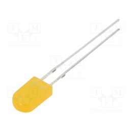 1 pcs x OPTOSUPPLY - OSO5JA7WA4B - LED, rectangular, 2.43x5x8.6mm, orange, 150÷220mcd, 100°, 20mA